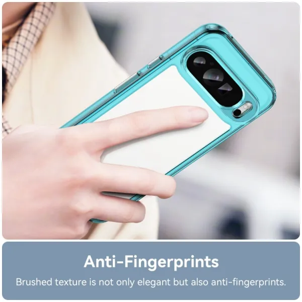 CRYSTAL Ochranný obal pre Google Pixel 9 Pro tyrkysový
