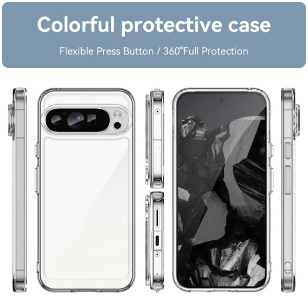 CRYSTAL Ochranný obal pre Google Pixel 9 Pro priehľadný