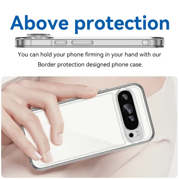 CRYSTAL Ochranný obal pre Google Pixel 9 Pro priehľadný
