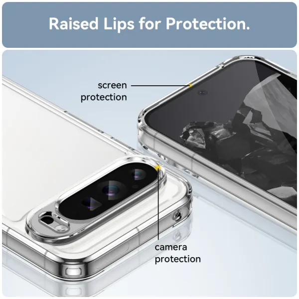 CRYSTAL Ochranný obal pre Google Pixel 9 Pro priehľadný