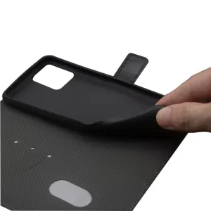IDEWEI TWO-COLOR Peňaženkové puzdro pre CAT S75 červené