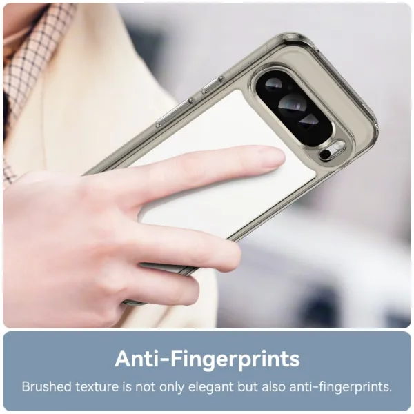 CRYSTAL Ochranný obal pre Google Pixel 9 Pro šedý