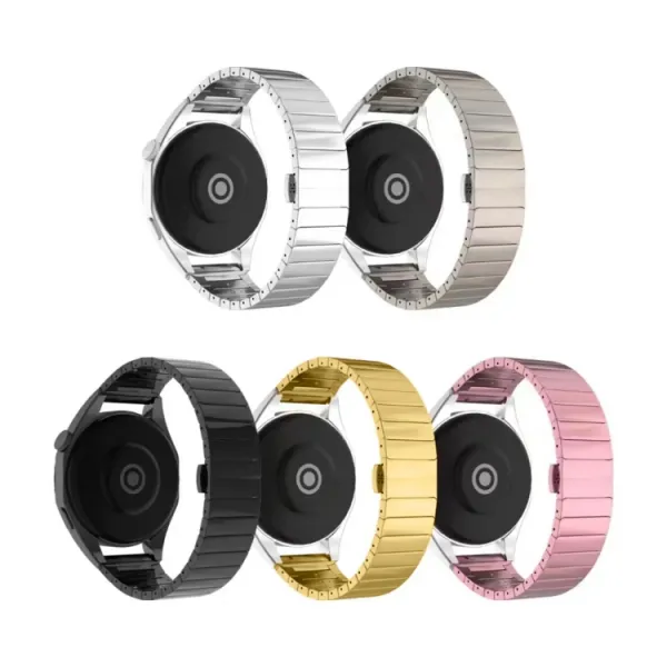 CLASSIC Kovový remienok pre Garmin Forerunner 255 Music TITANIUM
