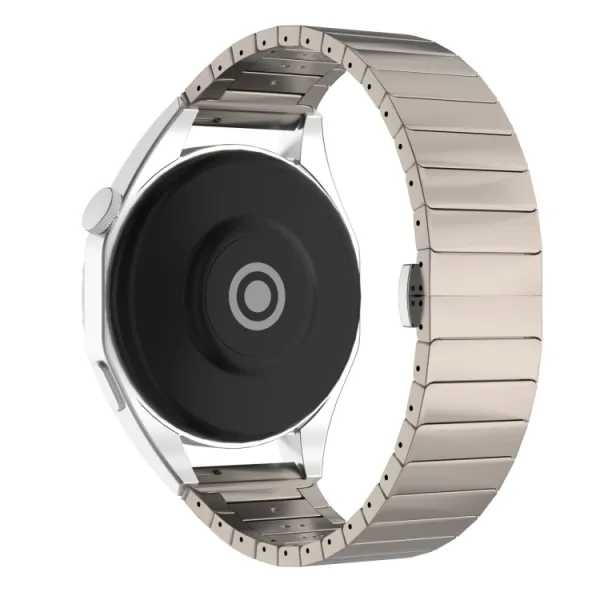 CLASSIC Kovový remienok pre Garmin Forerunner 255 Music TITANIUM