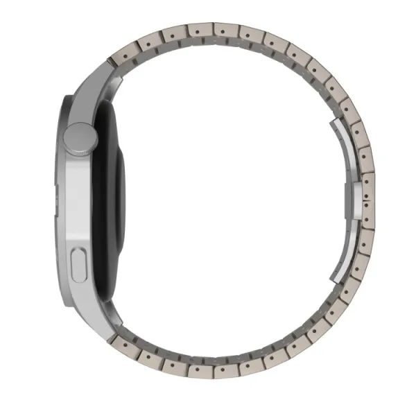 CLASSIC Kovový remienok pre Garmin Forerunner 255 Music TITANIUM