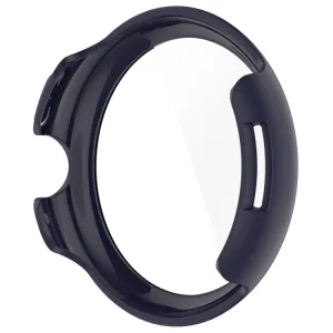 PC FULL COVER Plastový kryt so sklom pre Google Pixel Watch 3 41mm tmavomodrý