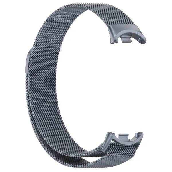 MILANESE Kovový remienok pre Xiaomi Smart Band 10 / 9 / 8 šedý