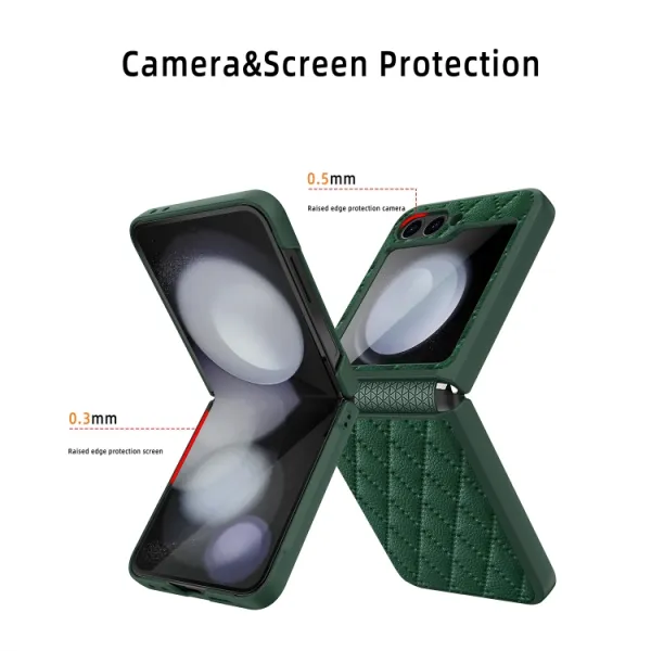 LATTICE Ochranný obal pre Samsung Galaxy Z Flip7 FE 5G / Flip6 5G fialový