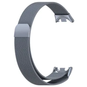 MILANESE Kovový remienok pre Xiaomi Smart Band 10 / 9 / 8 šedý