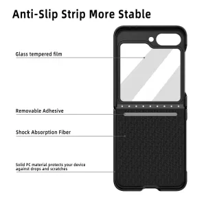LATTICE Ochranný obal pre Samsung Galaxy Z Flip7 FE 5G / Flip6 5G fialový