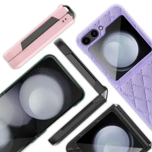 LATTICE Ochranný obal pre Samsung Galaxy Z Flip7 FE 5G / Flip6 5G fialový