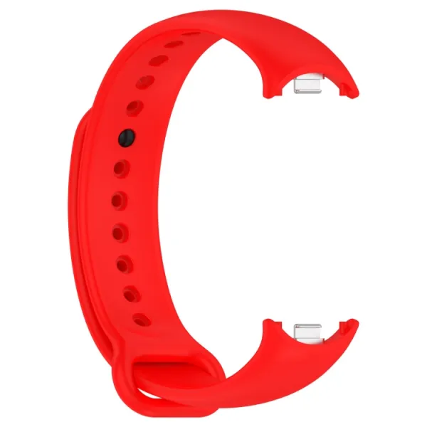 SILICONE Vymeniteľný remienok pre Xiaomi Smart Band 9 červený
