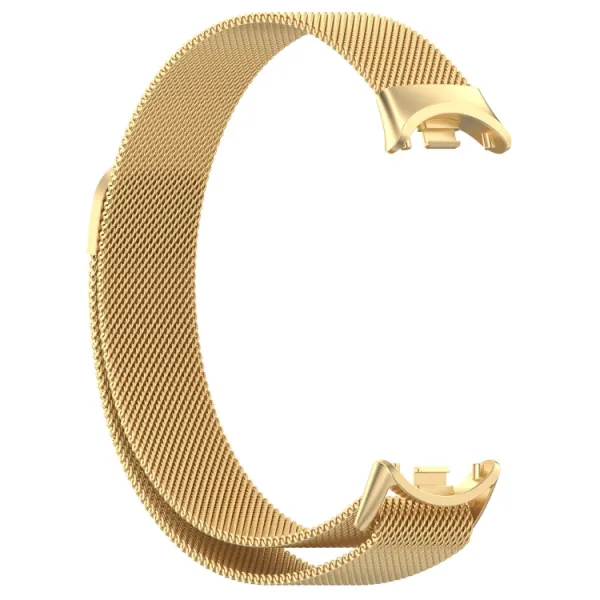 MILANESE Kovový remienok pre Xiaomi Smart Band 10 / 9 / 8 zlatý