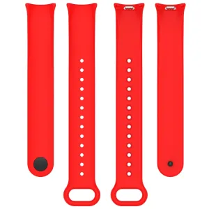 SILICONE Vymeniteľný remienok pre Xiaomi Smart Band 9 červený