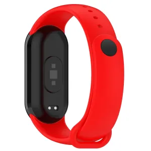 SILICONE Vymeniteľný remienok pre Xiaomi Smart Band 9 červený