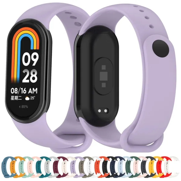 SILICONE Vymeniteľný remienok pre Xiaomi Smart Band 9 modrý
