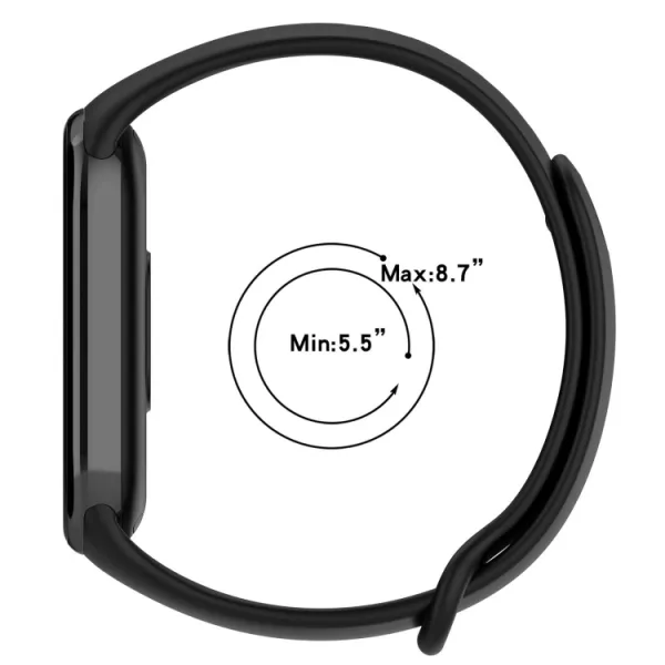 SILICONE Vymeniteľný remienok pre Xiaomi Smart Band 9 modrý