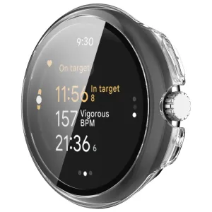 PC FULL COVER Plastový kryt so sklom pre Google Pixel Watch 3 45mm priehľadný
