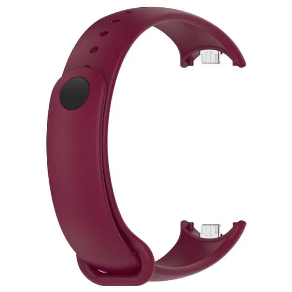 SILICONE Vymeniteľný remienok pre Xiaomi Smart Band 9 bordový