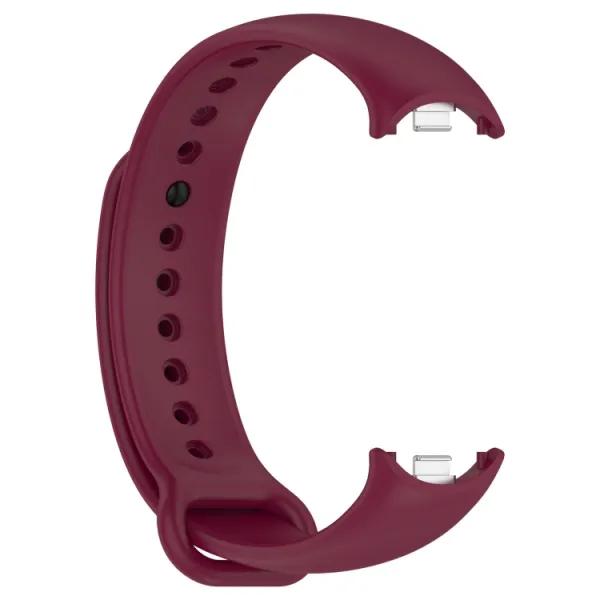 SILICONE Vymeniteľný remienok pre Xiaomi Smart Band 9 bordový
