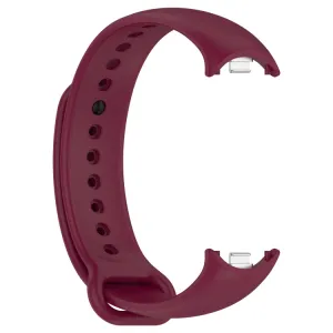 SILICONE Vymeniteľný remienok pre Xiaomi Smart Band 9 bordový
