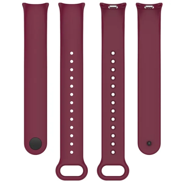 SILICONE Vymeniteľný remienok pre Xiaomi Smart Band 9 bordový