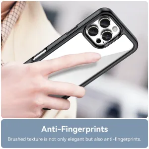 CRYSTAL Ochranný kryt pre Apple iPhone 16 Pro Max čierny
