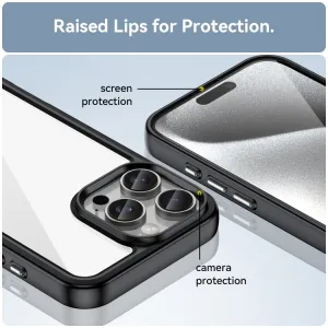 CRYSTAL Ochranný kryt pre Apple iPhone 16 Pro Max čierny