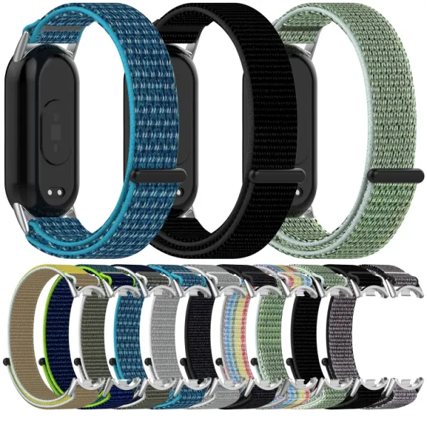 NYLON Vymeniteľný remienok pre Xiaomi Smart Band 9 modrý