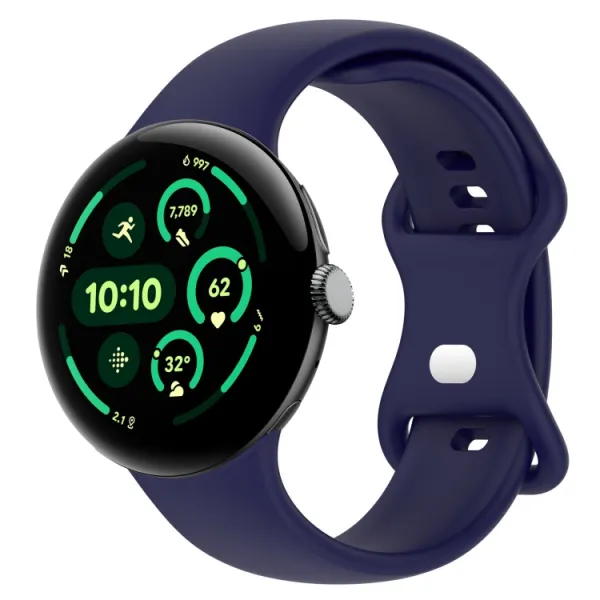BUTTERFLY Vymeniteľný remienok pre Google Pixel Watch 3 41mm / Pixel Watch 4 41mm tmavomodrý