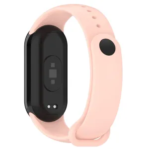 SILICONE Vymeniteľný remienok pre Xiaomi Smart Band 9 ružový