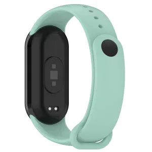 SILICONE Vymeniteľný remienok pre Xiaomi Smart Band 9 svetlozelený