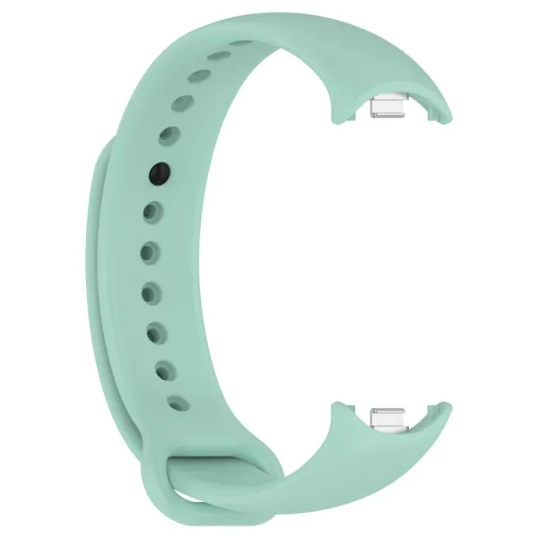 SILICONE Vymeniteľný remienok pre Xiaomi Smart Band 9 svetlozelený
