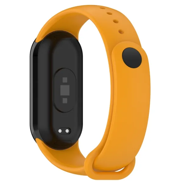 SILICONE Vymeniteľný remienok pre Xiaomi Smart Band 9 žltý