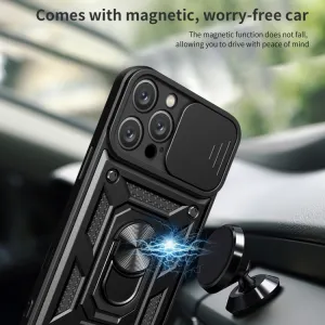 RING CAMERA Kryt s držiakom pre Apple iPhone 16 Pro Max čierny