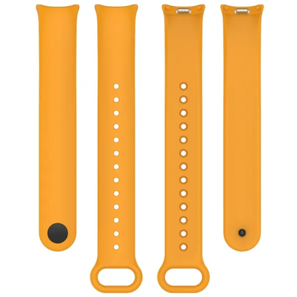 SILICONE Vymeniteľný remienok pre Xiaomi Smart Band 9 žltý