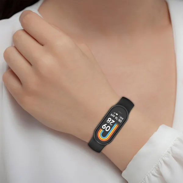 SILICONE Vymeniteľný remienok pre Xiaomi Smart Band 9 žltý