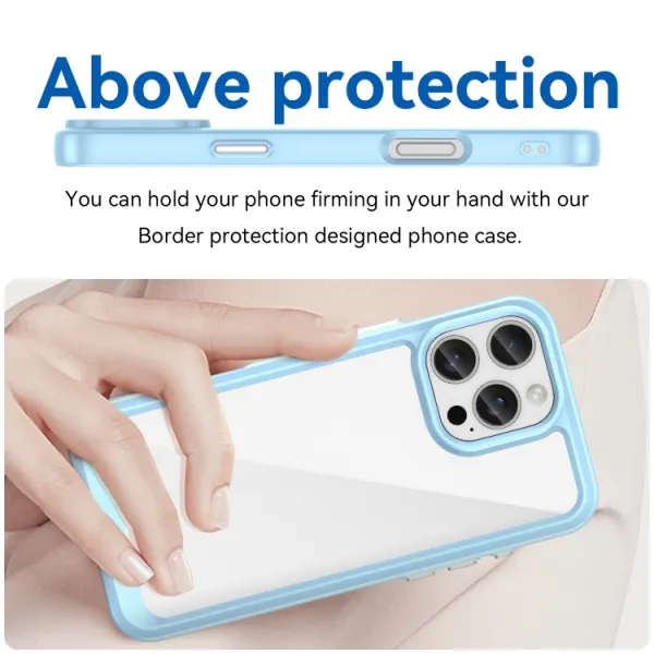 CRYSTAL Ochranný kryt pre Apple iPhone 16 Pro Max modrý