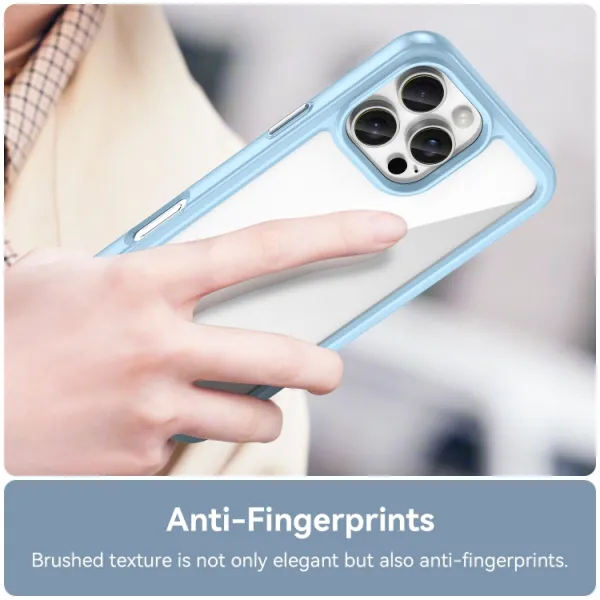 CRYSTAL Ochranný kryt pre Apple iPhone 16 Pro Max modrý