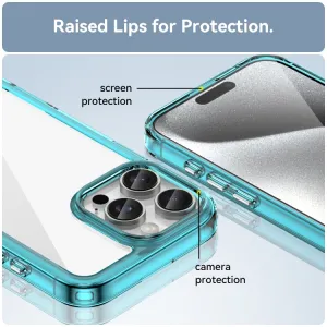 CRYSTAL Ochranný kryt pre Apple iPhone 16 Pro Max tyrkysový