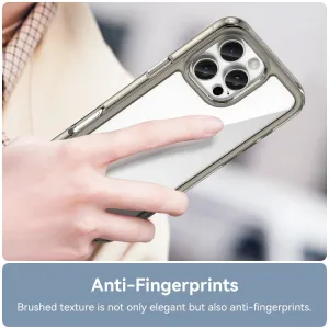 CRYSTAL Ochranný kryt pre Apple iPhone 16 Pro Max šedý