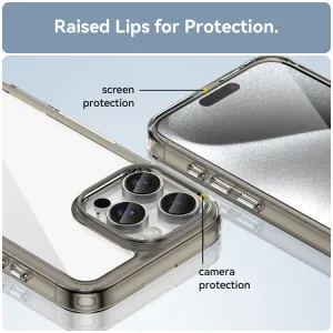 CRYSTAL Ochranný kryt pre Apple iPhone 16 Pro Max šedý