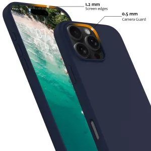 RUBBER MAGSAFE Silikónový kryt pre Apple iPhone 16 Pro Max tmavomodrý