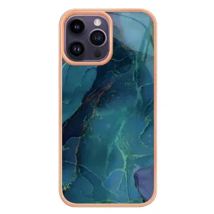 IMD MARBLE Ochranný kryt pre Apple iPhone 16 Pro Max GREEN