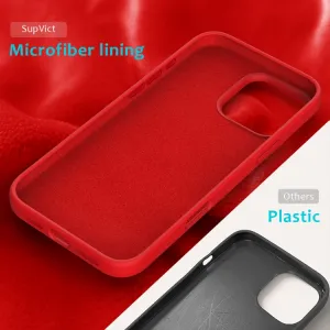 RUBBER Ochranný kryt pre Apple iPhone 16 Pro Max červený