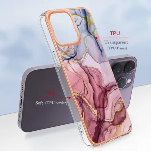 IMD MARBLE Ochranný kryt pre Apple iPhone 16 Pro Max ROSE RED
