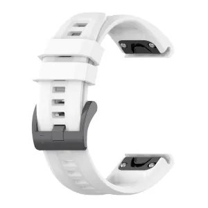 SILICONE Vymeniteľný remienok pre Garmin Fenix E 47mm biely