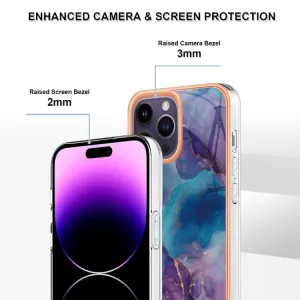 IMD MARBLE Ochranný kryt pre Apple iPhone 16 Pro Max PURPLE