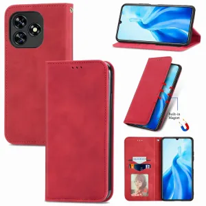 MAGNETIC Zaklápací kryt pre Oukitel C51 červený