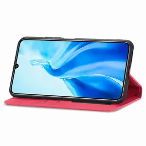 MAGNETIC Zaklápací kryt pre Oukitel C51 červený
